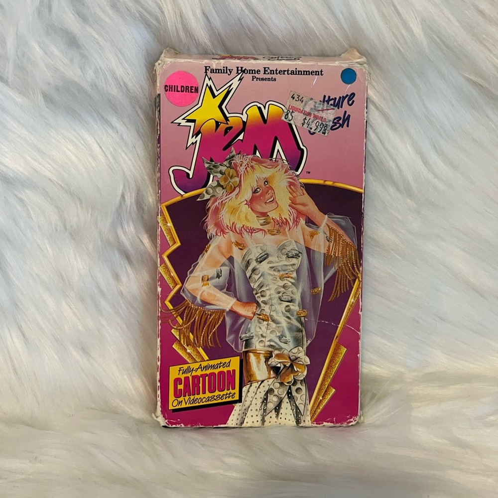 Jem fully animated cartoon culture clash vhs